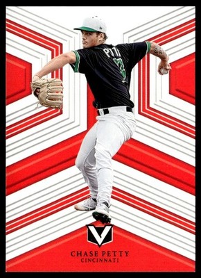 2023 Panini Chronicles Vertex Red Chase Petty 035/100 Cincinnati Reds #27