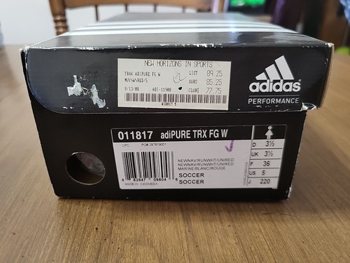 NEU Größe 5 Adidas Adipure TRX FG 011817 Fußballschuhe Damen Fußball marineblau - Bild 2 von 13