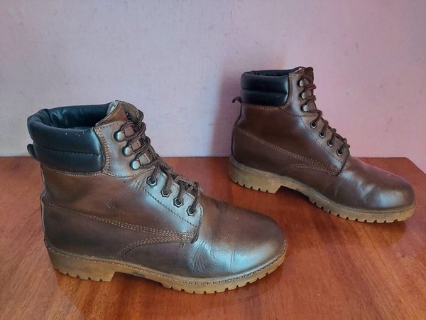 Men Aigle Boots Brown 42