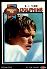1979 Topps #162 A.J. Duhe Dolphins LSU 4 - VG/EX