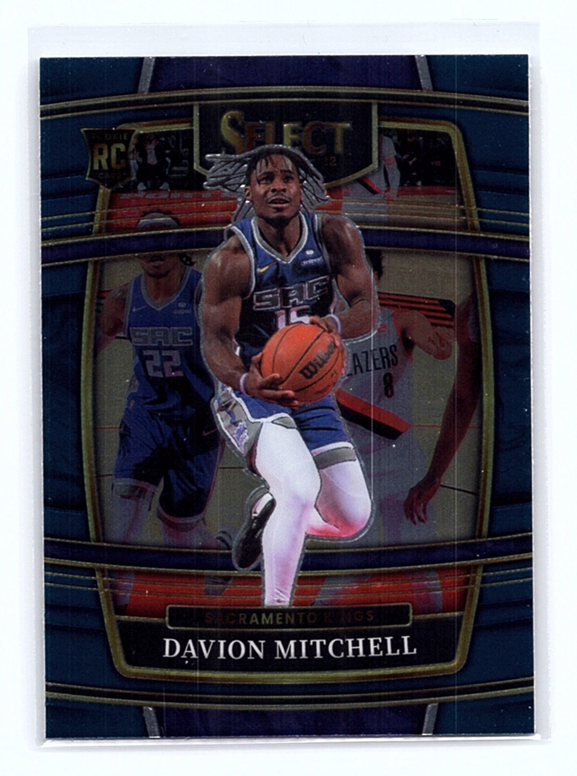 Davion Mitchell Rookie 2021-22 Panini Select #23 - Blue (Retail) - Kings