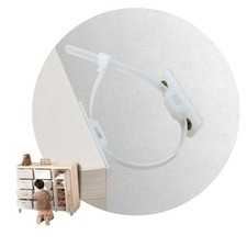 8PCS Furniture Anchor Straps Anti Tip Safety Wall Anchors Adjustable Baby Proof