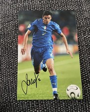Cristian Zaccardo - VINCITORE MONDIALI DI CALCIO ITALIA 2006 - FOTO 6X4 FIRMATA