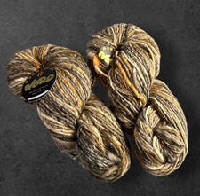 Noro Big Kureyon Yarn 100 Wool color 20 Lot B 100g Hanks X2 NWT Earth Tones