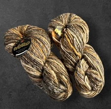 Noro Big Kureyon Yarn 100% Wool color 20 Lot B  100g Hanks X2 NWT Earth Tones