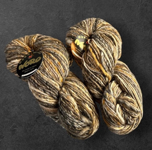 Noro Big Kureyon Garn 100% Wolle Farbe 20 Lot B 100g Stangen X2 Neu mit Etikett Erdtöne