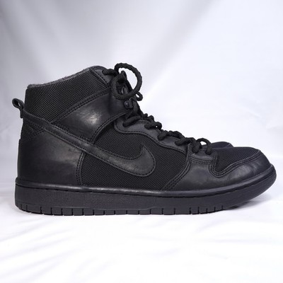 Nike SB Zoom Dunk High Pro Bota Shoes 923110 001 Black 2017 Men s Size 10
