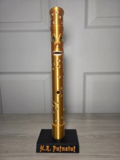Freddy the Flute Prop Replica 12.inH. 3D Printed Silk Gold Cord H.R. Pufnstuf