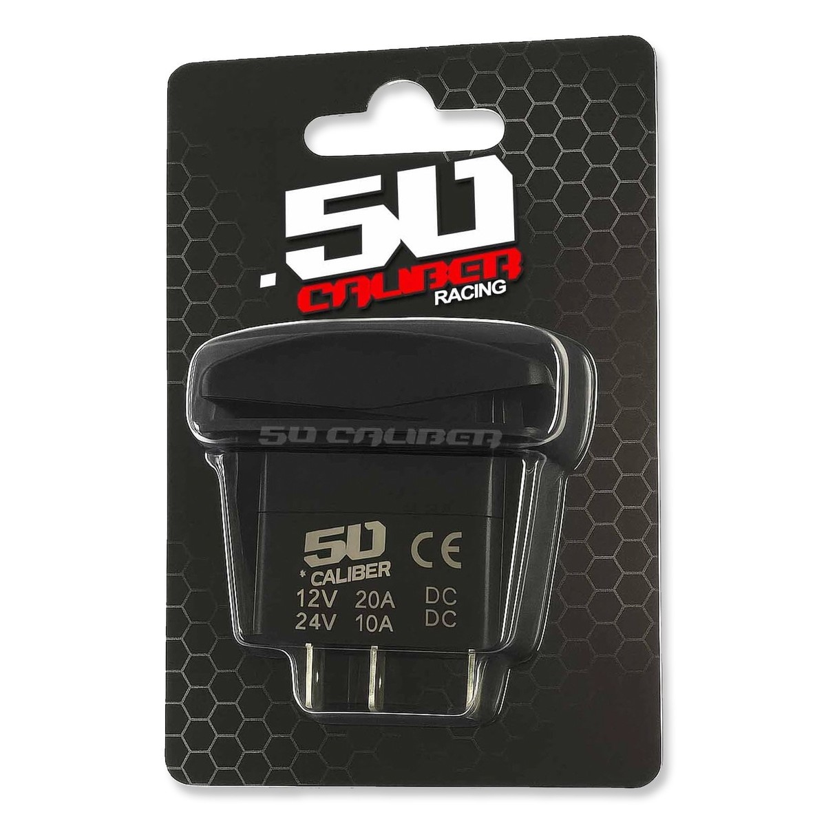 Interruttore A Dondolo Impermeabile 12V 20A DPDT - ON/OFF/ON - 50 Caliber Racing Per Off-road