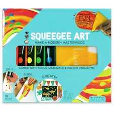 Bright Stripes iHeartArt Squeegee Art Kids Paint Kit, Childrens Pai... Fast Ship
