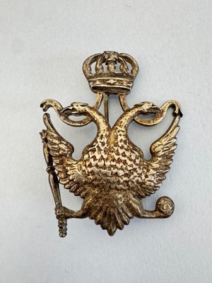 Antique Masonic Double Headed Eagle Pin Badge