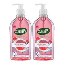 Dalan 2-in-1 Hand Wash Micellar Water & Pink Grapefruit, 13.5oz. (Pack of 2)