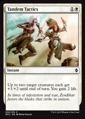 Tandem Tactics~052/274~LP~(BFZ) - Battle for Zendikar~MTG