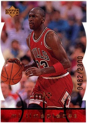 1998 Upper Deck mjx MJ Timepieces Red #0482/2300 Michael Jordan #27 HOF