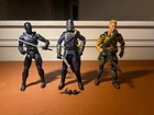 GI Joe Classified Lot Cobra Commander Duke Snake Eyes Origins Loose Figures