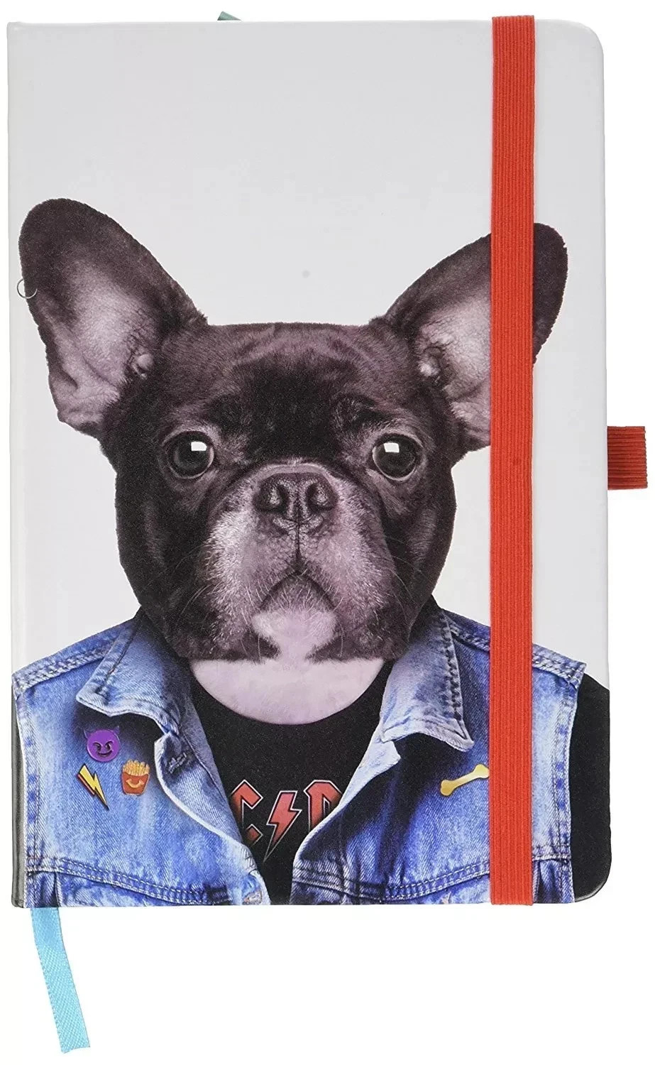 School Notebook A5 Go Wild Dog Kids Stationary With Pen Holder Funky Design