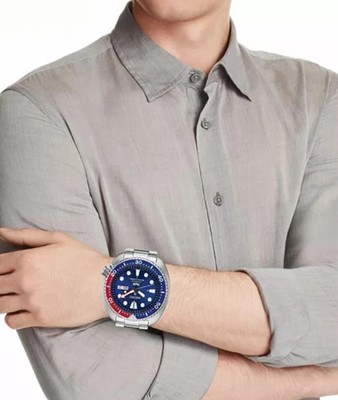 Seiko Prospex PADI Diver 200m Automatic Pepsi 4R36-05H0 Steel Watch