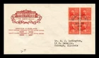 DR JIM STAMPS US COVER CLEVELAND PRESIDENTIAL FDC SCOTT 827 BLOCK HF CACHET