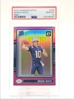 DRAKE MAYE 2024 DONRUSS OPTIC RATED ROOKIE PINK PRIZM PATRIOTS RC PSA 10 Q4257