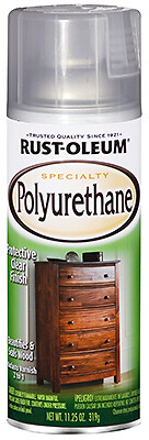 Rust-Oleum 7870830 Specialty Polyurethane Paint, Clear Gloss, 11.25-oz. -