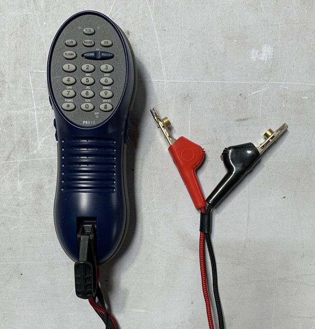 Test phone line with multimeter