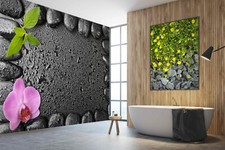 3D Stones Petal ZHUA13707 Wallpaper Wall Mura...