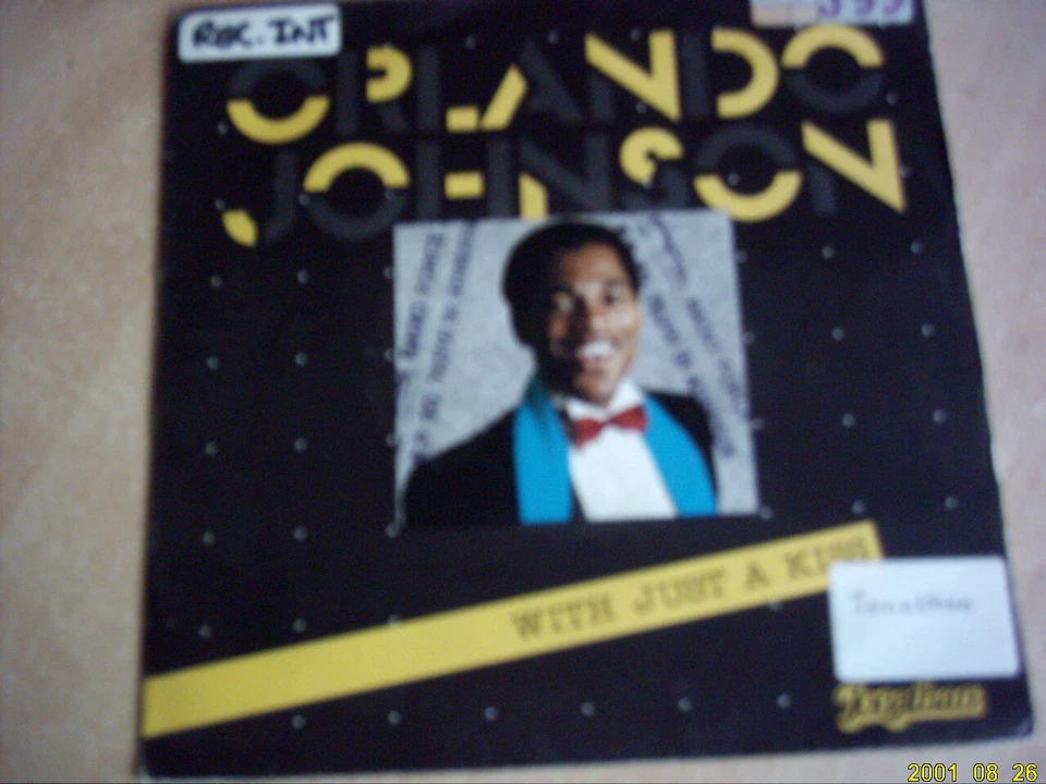 Vinyle 45 tours : Johnson Orlando : With Just A Kiss. - Photo 1/1