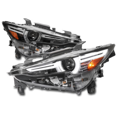 For 17-19 Mazda CX-5 LED/AFS Projector Headlights Headlamp Lamp Black