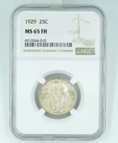 1929 NGC MS65FH Standing Liberty Quarter