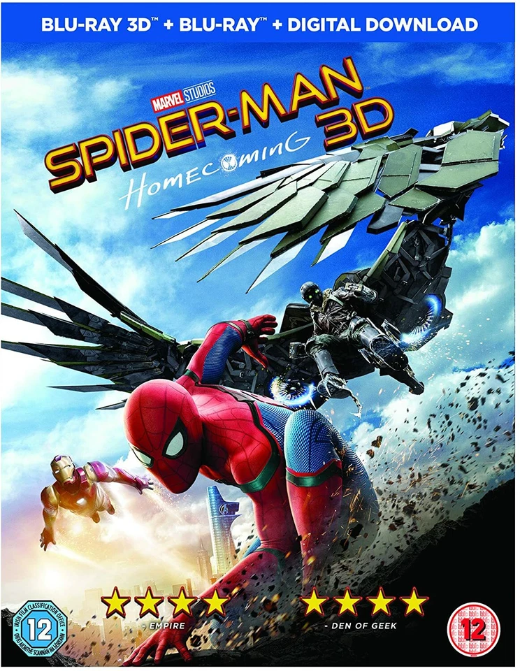 Spider-Man - Homecoming (3D Blu-Ray + 2D Blu-Ray) - Image 2 of 2