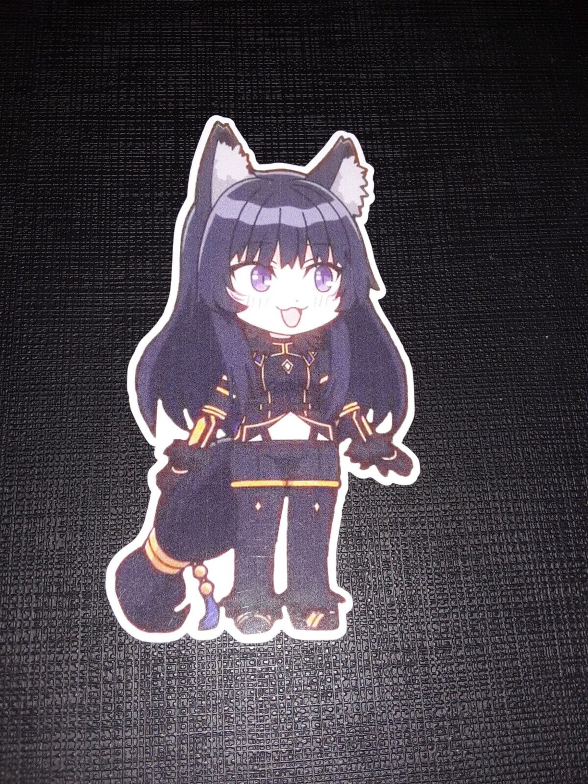 Chibi Delta The Eminence in Shadow Glossy Sticker Anime Waterproof