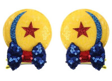Disney/Pixar Yellow Ball Hair Clip On Ears 1 Pair