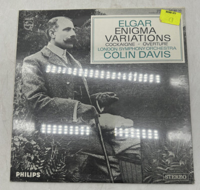 Elgar Colin Davis Enigma Variations / Cockaigne Overture Philips PHS 900-14 NEW