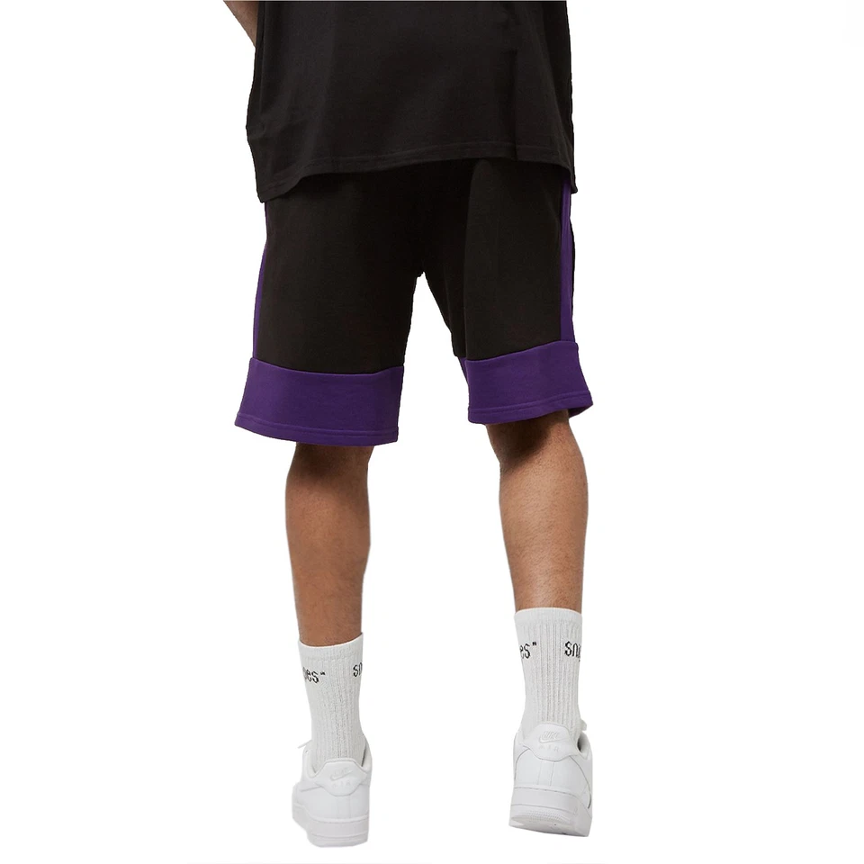 Pantalon short Homme, New Era NBA Colour Block Short Lakers, Noir - Photo 2/2