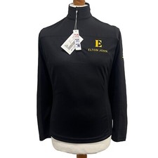 ELTON JOHN Crew Pullover Farewell Yellow Brick Road Ladies (S) BNWTs 1/4 Zip