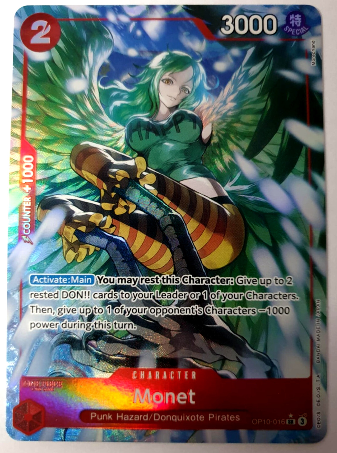 One Piece Royal Blood - Monet - Alt Art - OP10-016 - Super Rare NM