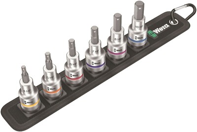 Wera 05003996001 1/2'' Antriebsriemen C 2 Zyklop In-Hex-Plus Bit Steckschlüsselsatz