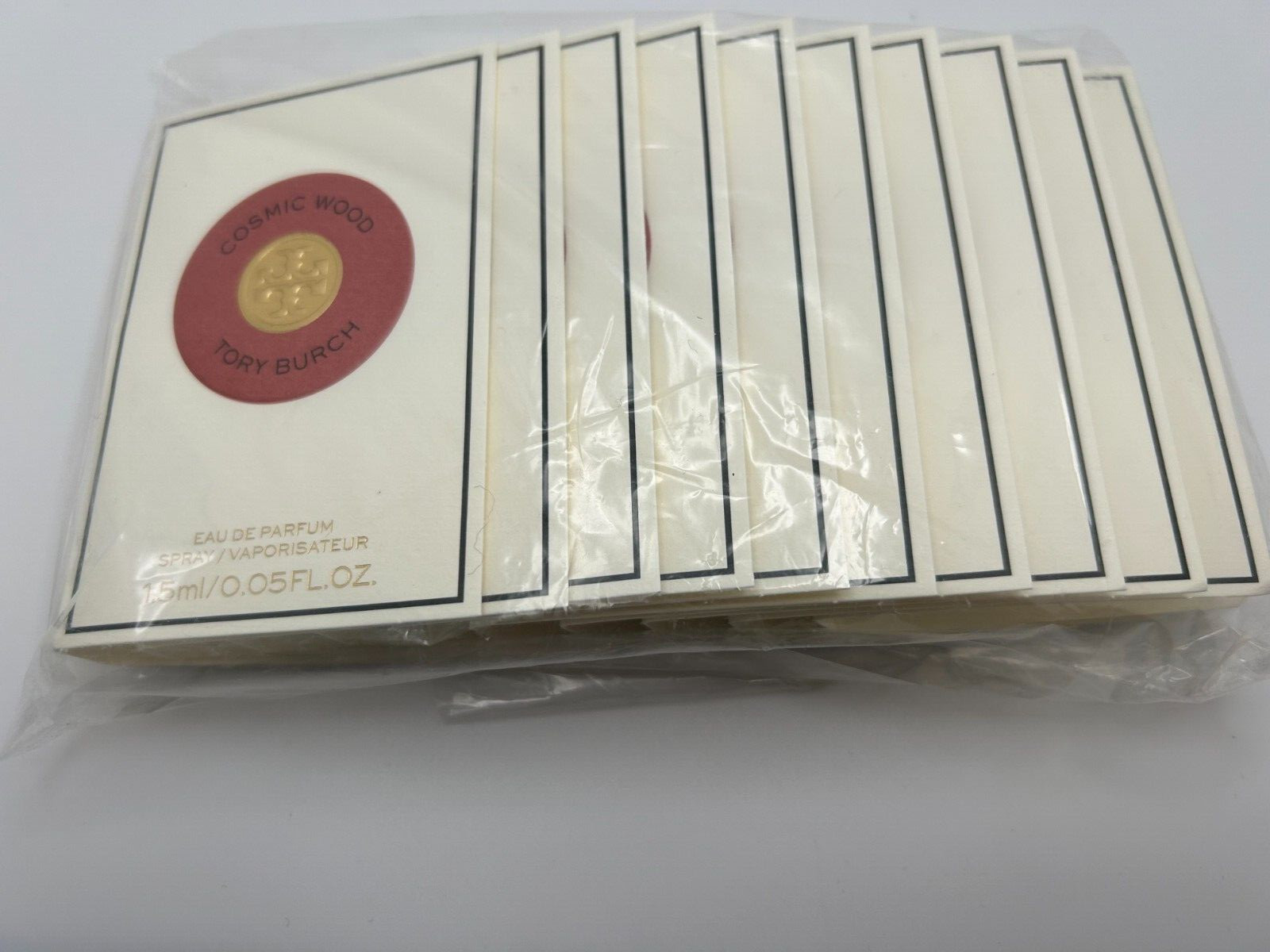 Lot of 10  Tory Burch COSMIC WOOD  Eau De Parfum Sample Spray Vials 1.5ml each
