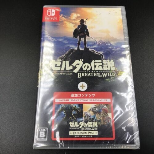 Switch Zelda Breath of the Wild + Expansion Pass Japan Version