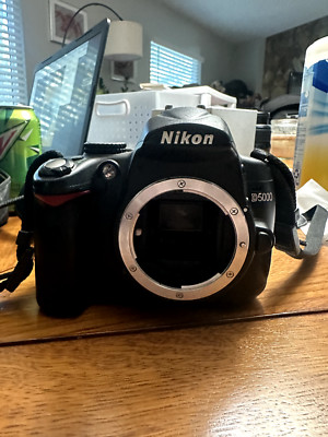 Nikon D D5000 12.3MP Digital SLR Camera - Black (Body Only)