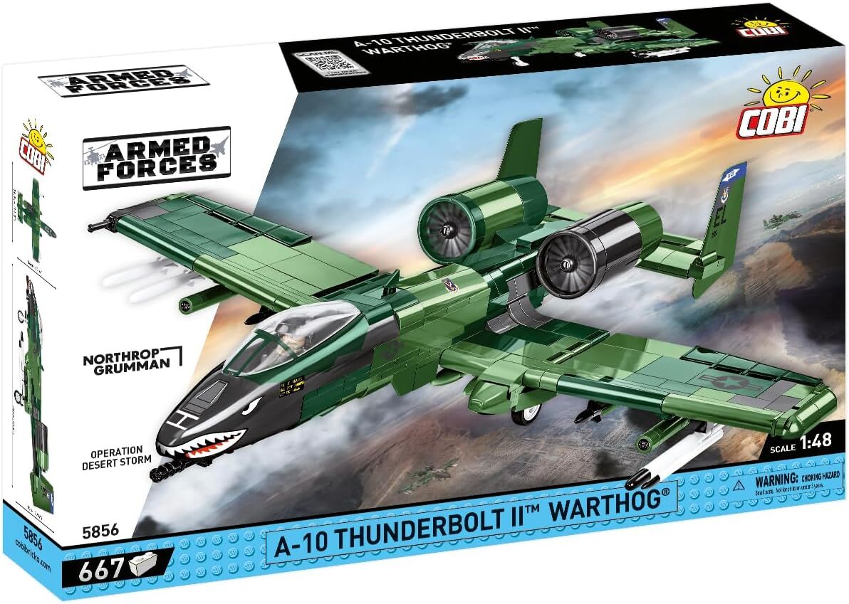 COBI - Aereo militare A-10 THUNDERBOLT II Warthog - 667 pezzi - 1/48 - COB5856