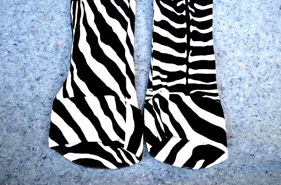 RARE $3000 TOM FORD Zebra Pants 100% Silk Women's Size 38(Measurements) - Image 2 of 4