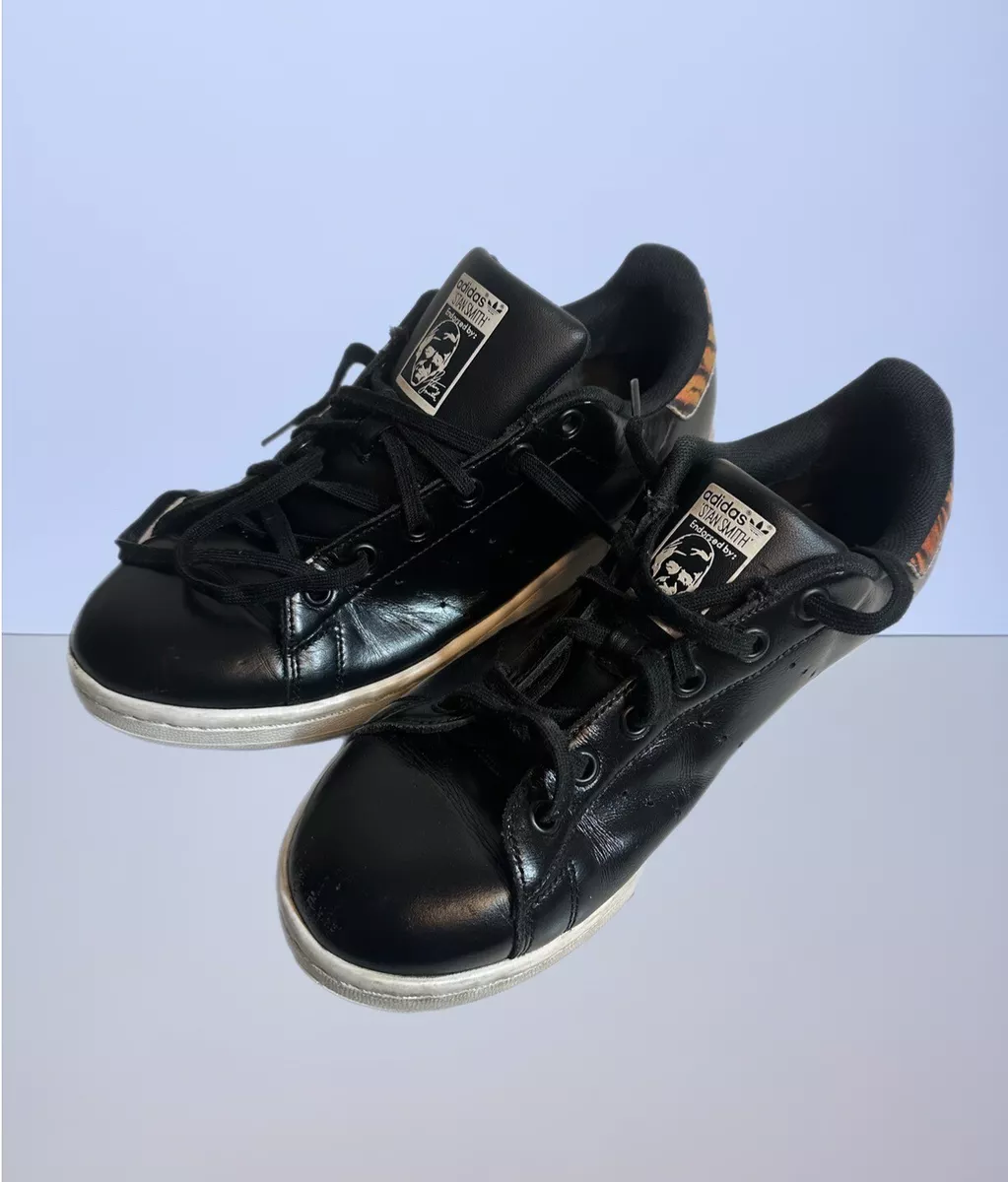 Adidas Stan Smith Cheetah Leopard Black Lace Up Casual Sneaker Women s US 7