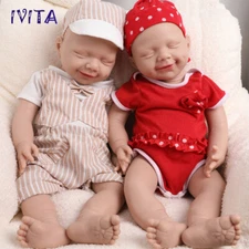 20'' Full Silicone Sleeping Boy or Girl Doll Reborn Baby Lifelike Newborn Doll