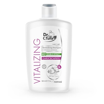 Farmasi Dr C Tuna Vitalizing Garlic & Capixyl Shampoo 17 oz / 500 ml
