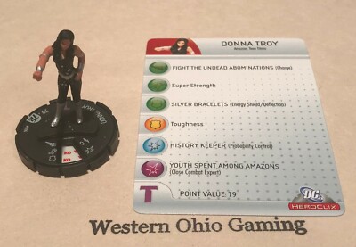 Figurine Heroclix Heat Wave #006 DC Justice League - Occasion Légèrement Jouée, Avec Carte