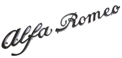 SCRITTA Alfa Romeo Script (2 Parts), Giulia Super until 72, Roundtail ...