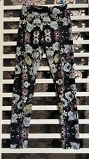 H M Floral Print Leggings Ladies SizeS