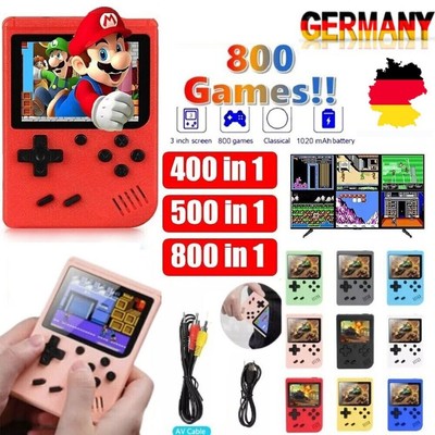 800 in 1 Retro Handheld Videospielkonsole Gameboy Einbaute klassische Spiele Neu
