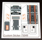 Custom Decal for 75049 Replacement Sticker Sheet